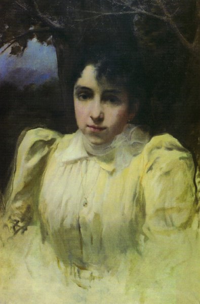 Main Product Photo of Mujer del Pintor Painting by Fernando Cabrera Canto