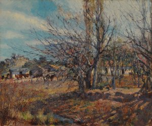Fin de invierno by Fernando Fader Oil Painting