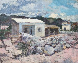 Las playas de Guasapampa by Fernando Fader Oil Painting