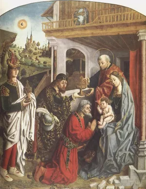 Epiphany painting by Fernando Gallego