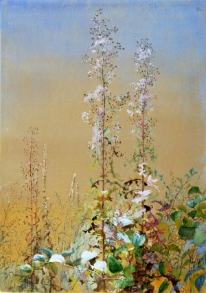 Untitled by Fidelia Bridges Oil Painting
