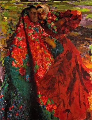 Peasant Women by Filipp Malyavin Oil Painting