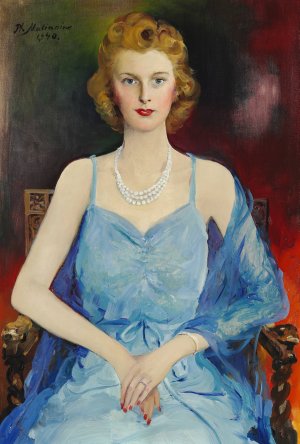 Portrait of Else Prior Havemann by Filipp Malyavin Oil Painting