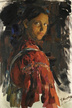 Russian Beauty by Filipp Malyavin Oil Painting