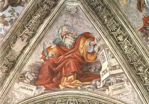 Abraham Oil painting by Filippino Lippi