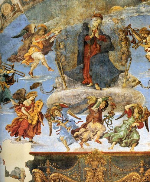 Main Product Photo of Assumption Detail Painting by Filippino Lippi