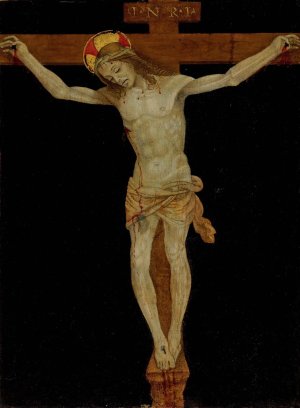 Christ on the Cross by Filippino Lippi Oil Painting