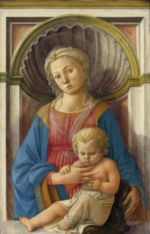 Madonna and Child by Filippino Lippi Oil Painting