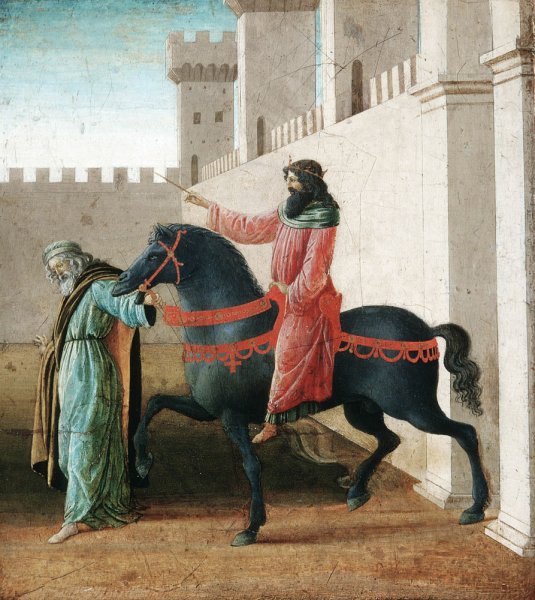 Mordecai by Filippino Lippi - Hand-Painted Oil Painting Reproduction