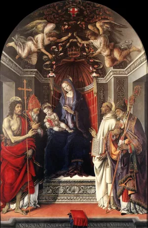 Signoria Altarpiece Pala degli Otto by Filippino Lippi Oil Painting