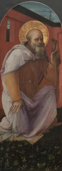 St. Anthony Abbot by Filippino Lippi Oil Painting