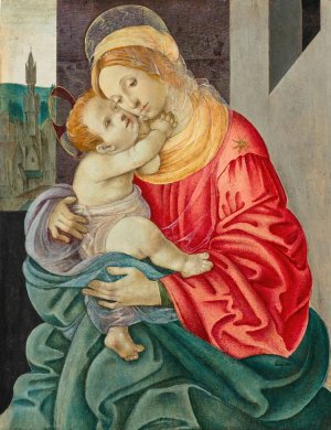 The Madonna and Child by Filippino Lippi Oil Painting