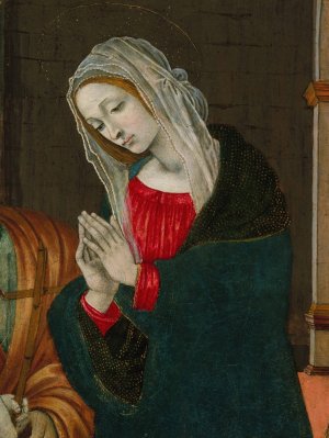 The Virgin of the Nativity by Filippino Lippi Oil Painting