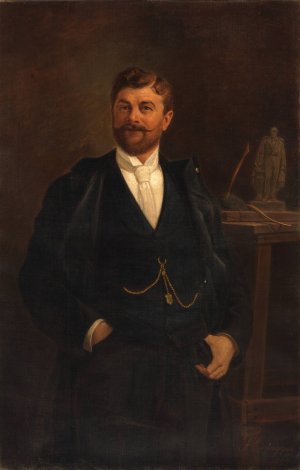 Gaetano Trentanova by Filippo Costaggini Oil Painting