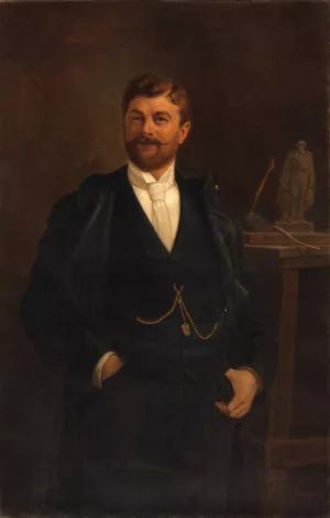 Gaetano Trentanova by Filippo Costaggini Oil Painting