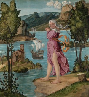 Ariadne on Naxos Oil painting by Filippo Da Verona