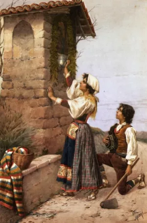 Loves Light Oil painting by Filippo Indoni