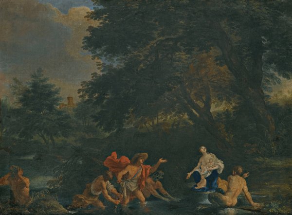 Latona And The Lycians by Filippo Lauri - Hand-Painted Oil Painting Reproduction