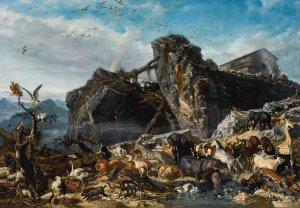 Noah's Ark by Filippo Palizzi Oil Painting