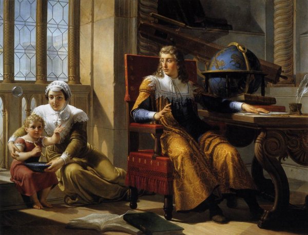 Newton's Discovery of the Refraction of Light by Filippo Pelagio Palagi - Hand-Painted Oil Painting Reproduction