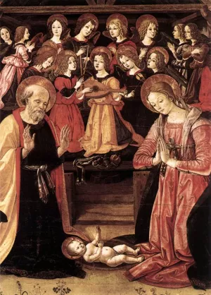 The Adoration of the Magi painting by Fiorenzo Di Lorenzo