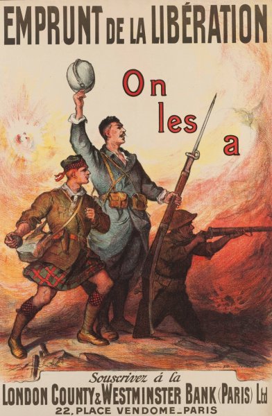 Emprunt De La Liberation  by Firmin Bouisset - Hand-Painted Oil Painting Reproduction