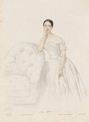Fanny Elssler by Firmin Salabert Oil Painting