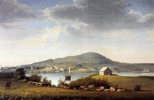 Blue Hill, Maine Oil painting by Fitz Hugh Lane