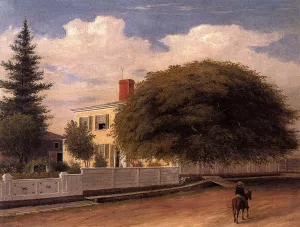 Castine Homestead by Fitz Hugh Lane Oil Painting