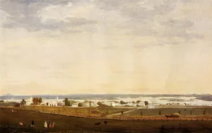 Castine, Maine Oil painting by Fitz Hugh Lane