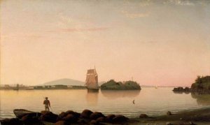 Owl's Head, Penobscot Bay, Maine by Fitz Hugh Lane Oil Painting