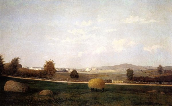Riverdale by Fitz Hugh Lane - Hand-Painted Oil Painting Reproduction