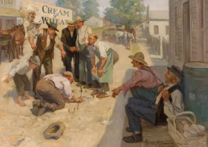 Country Life in America, Cream of Wheat ad illustration by Fletcher Charles Ransom Oil Painting