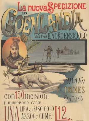 La nuova spedizione in Groenlandla del prof. Nordenskjold by Flli Treves Milano Oil Painting
