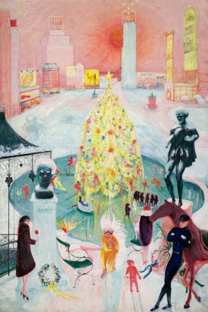 Christmas by Florine Stettheimer Oil Painting