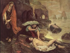 Don Juan Discovered by Haydee painting by Ford Madox Brown