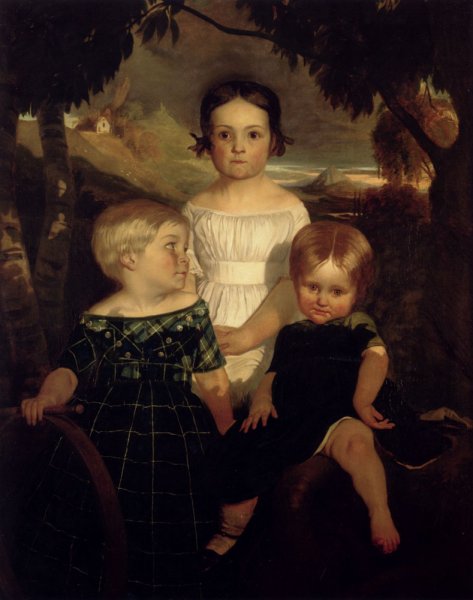 Main Product Photo of The Bromley Children Painting by Ford Madox Brown
