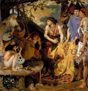 The Coat Of Many Colours by Ford Madox Brown Oil Painting