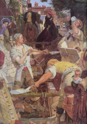 Work Detail by Ford Madox Brown Oil Painting