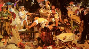 Work Oil painting by Ford Madox Brown
