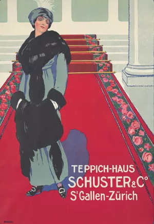 Teppich-Haus, Schuster and Co Oil painting by Fortune Bovard