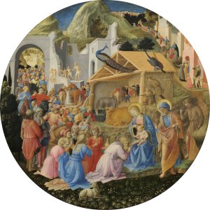 The Adoration of the Magi Oil painting by Fra Angelico And Fra Filippo Lippi