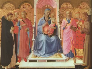 Annalena Altarpiece painting by Fra Angelico