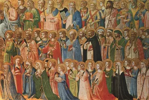 Christ Glorified in the Court of Heaven by Fra Angelico - Oil Painting Reproduction