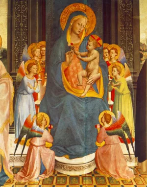 Fiesole Altarpiece Detail by Fra Angelico - Oil Painting Reproduction