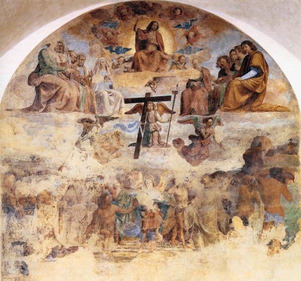 Last Judgment by Fra Bartolomeo - Hand-Painted Oil Painting Reproduction