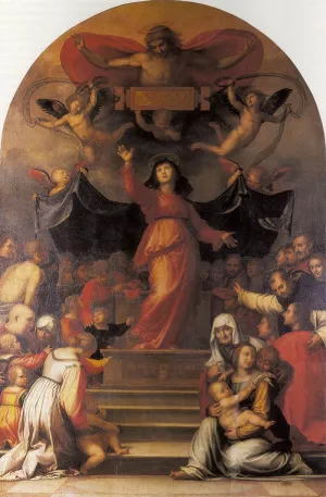 Madonna della Misericordia by Fra Bartolomeo Oil Painting