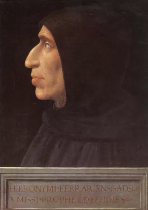 Portrait of Girolamo Savonarola by Fra Bartolomeo - Oil Painting Reproduction