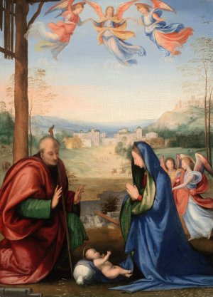 The Nativity by Fra Bartolomeo Oil Painting