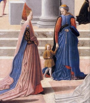 The Birth of the Virgin Detail by Fra Carnevale Oil Painting